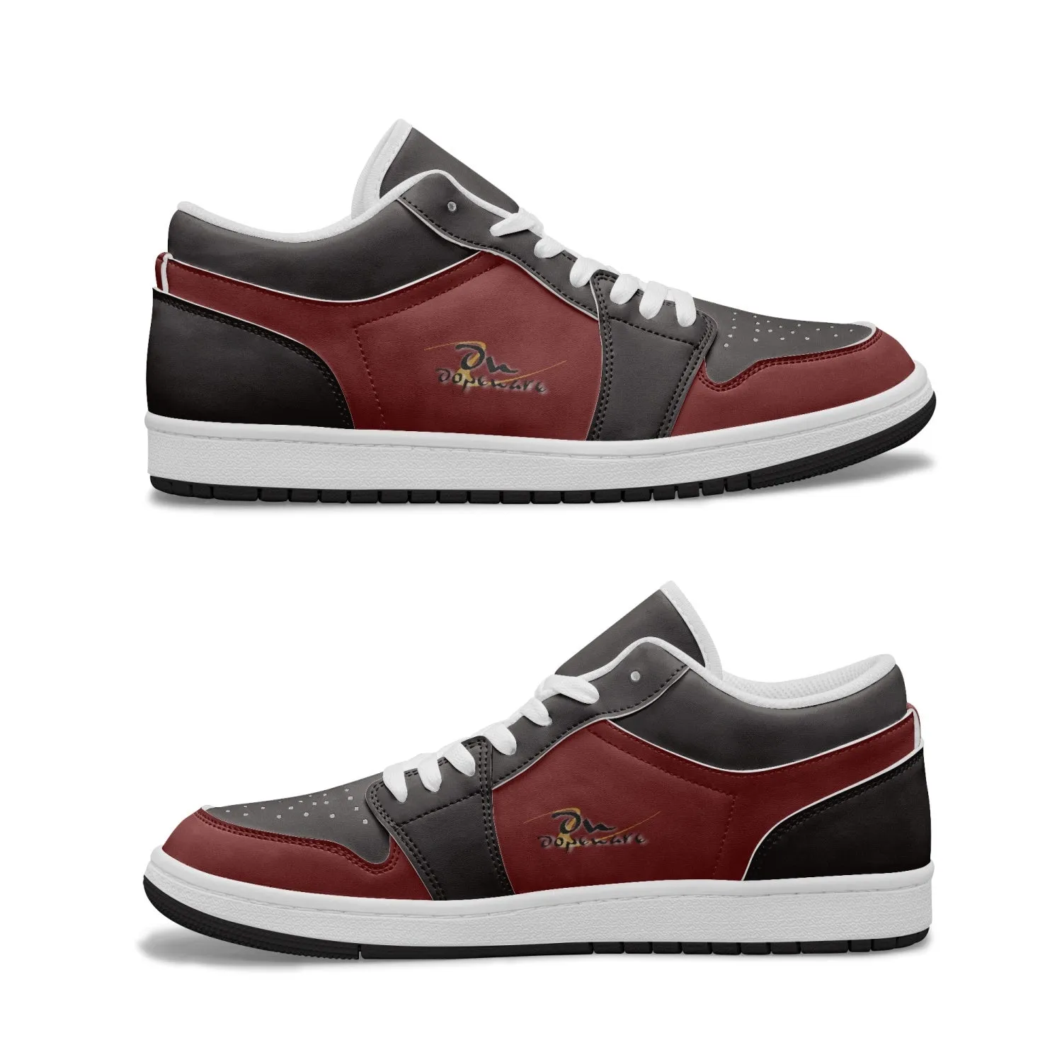 366. Type 2 Low-Top AJ1 Leather Sneakers