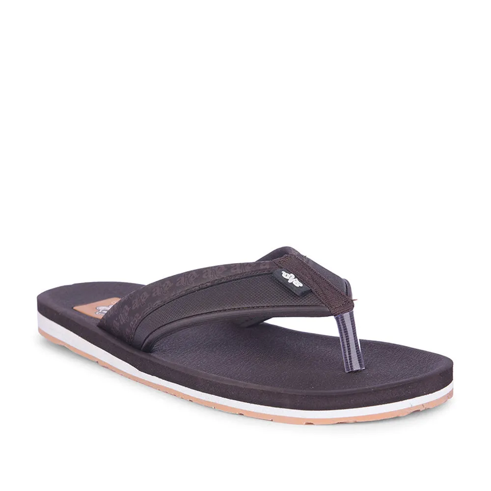 A-HA Casual Brown Flip Flop For Men ANCO-03 By Liberty