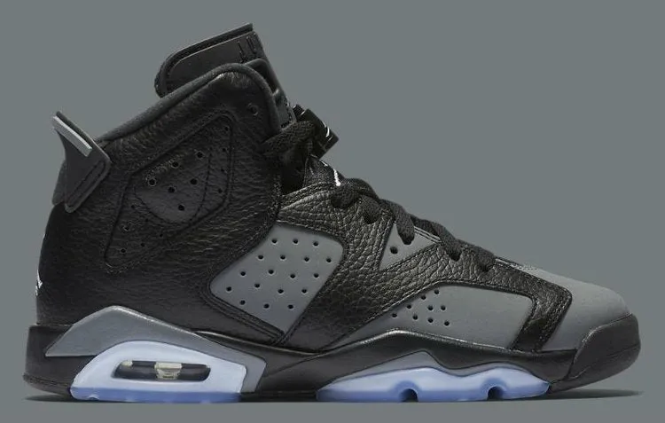 Air Jordan 6 Retro GS Black Cool Grey, black