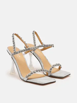 Amadea Strappy Silver