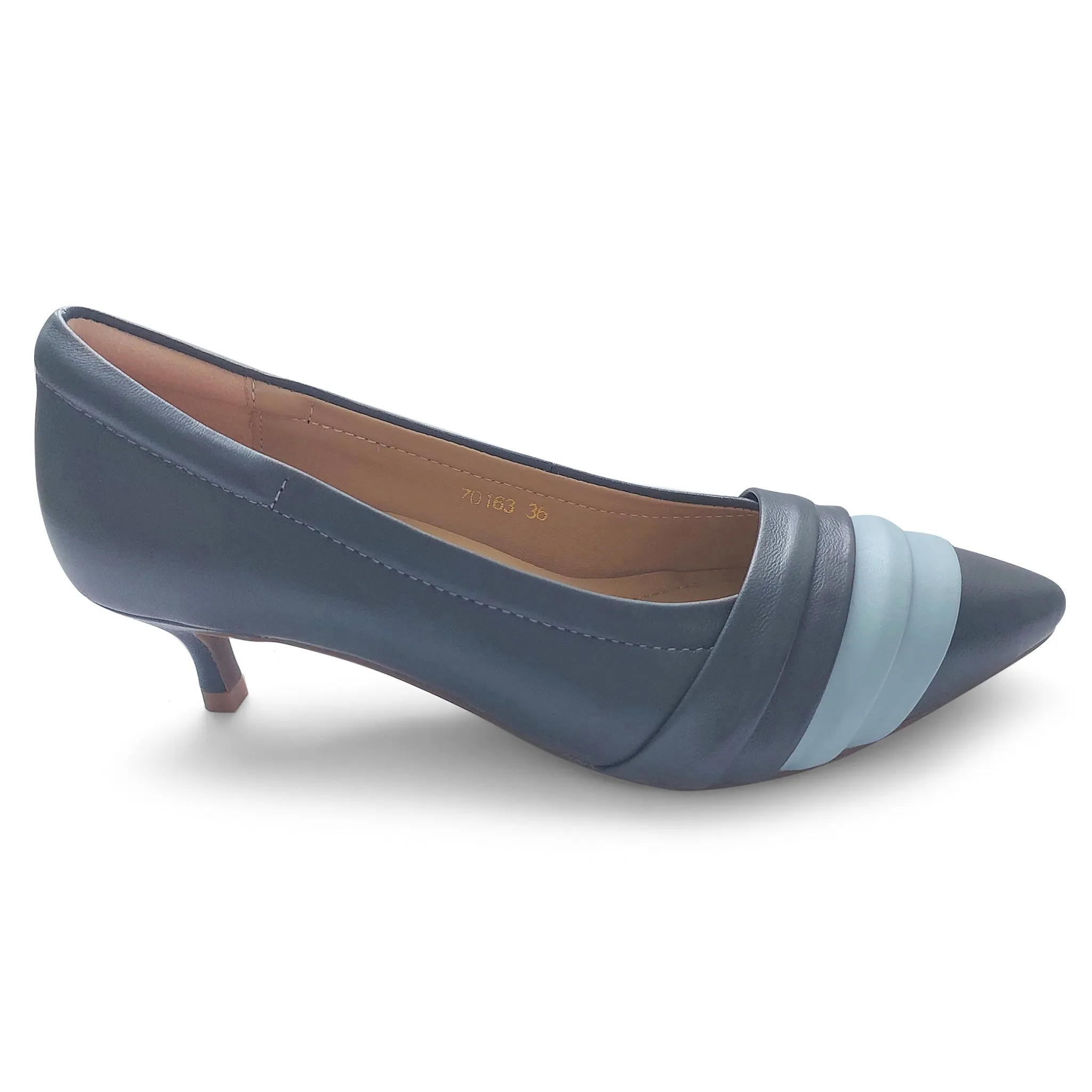 Anne Signature lambskin pumps with pleats