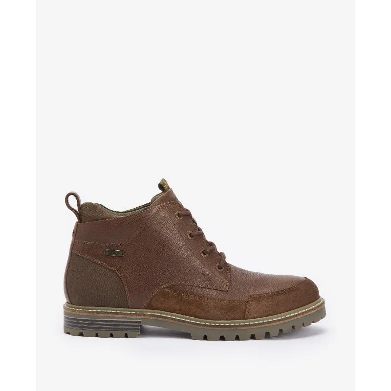 Barbour Quartz Mens Derby Boot - Teak