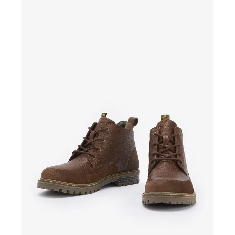 Barbour Quartz Mens Derby Boot - Teak