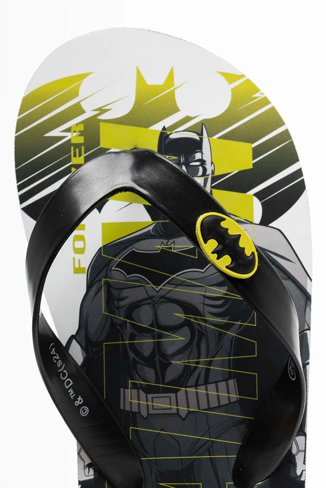 Batman Flip Flop Black