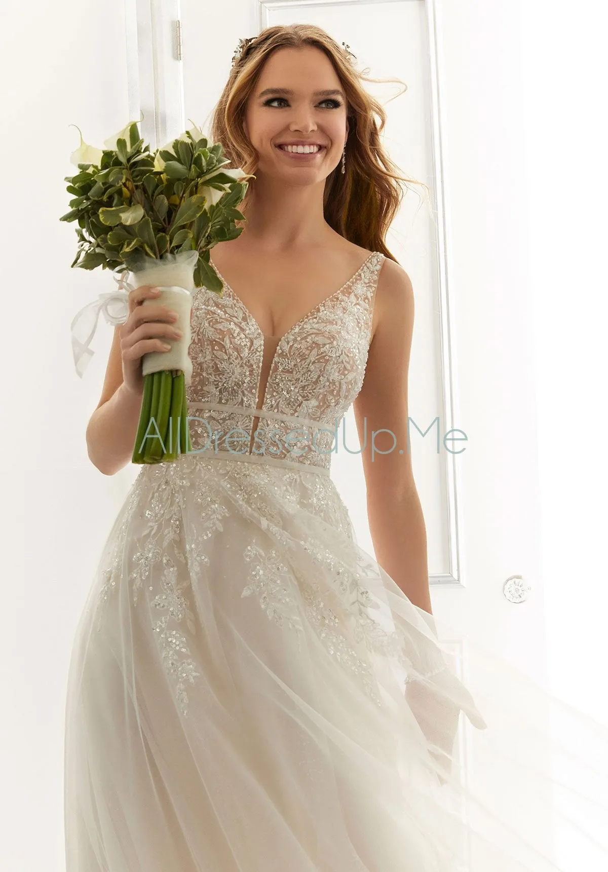 Blu - Angela - 5879 - 5879W - Cheron's Bridal, Wedding Gown