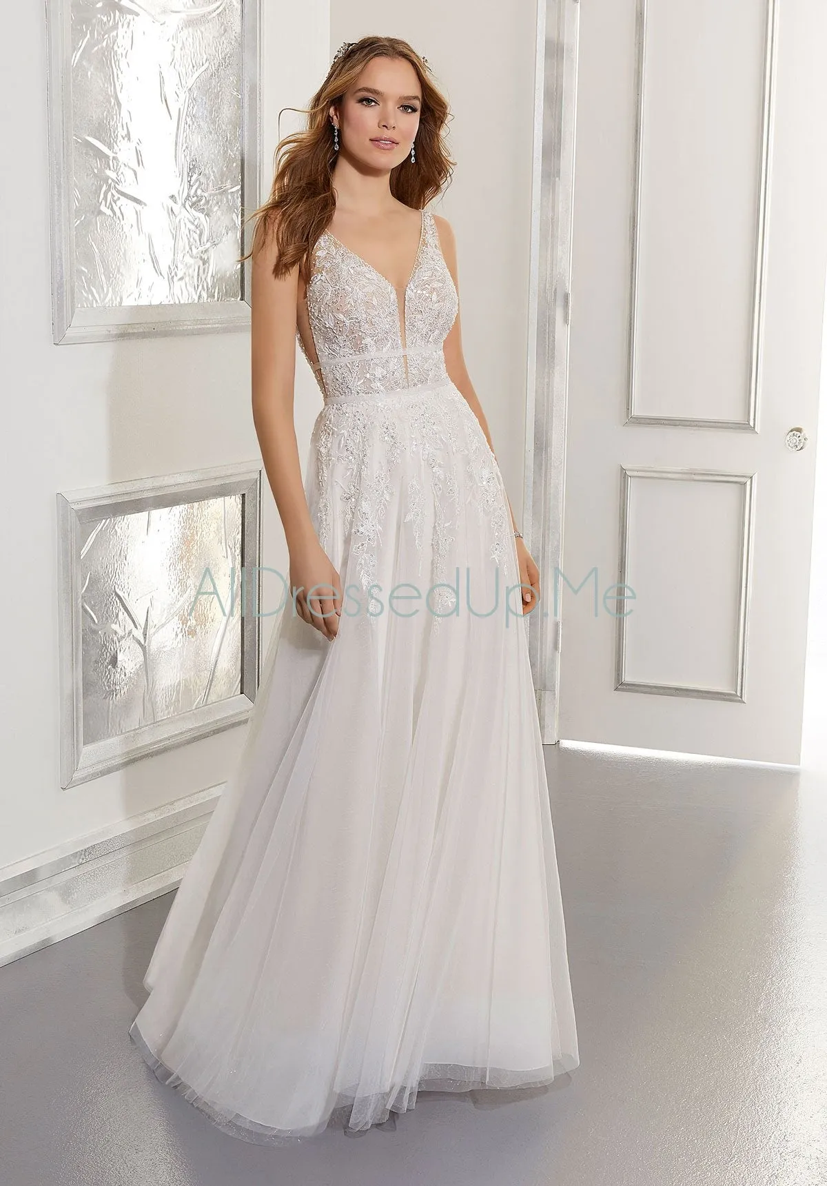 Blu - Angela - 5879 - 5879W - Cheron's Bridal, Wedding Gown