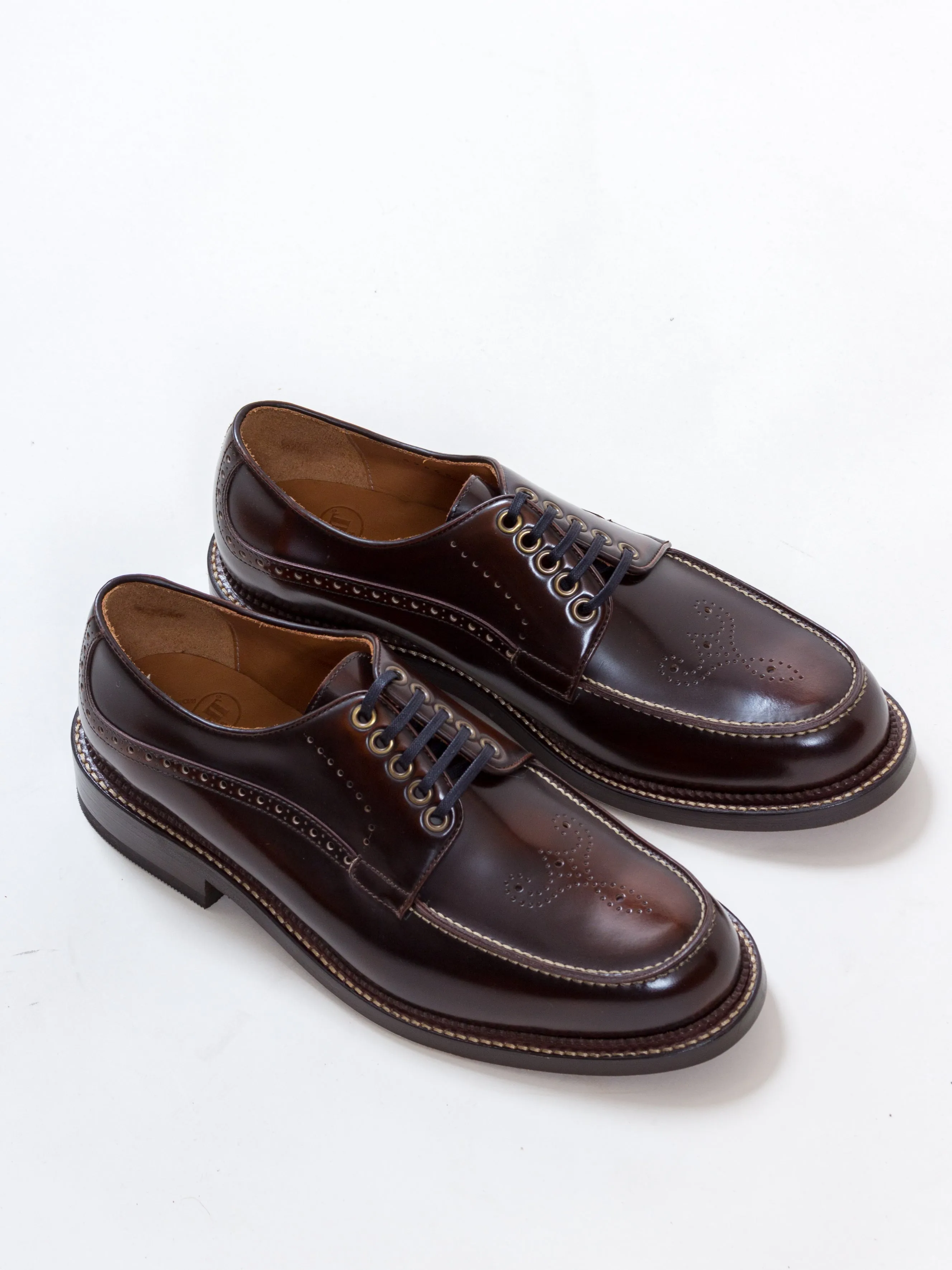 Bright Shoemakers, Moc Derby, Cognac Highshine