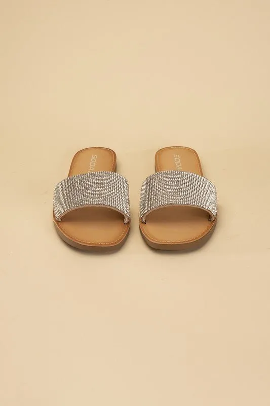 Debra Rhinestone Slides