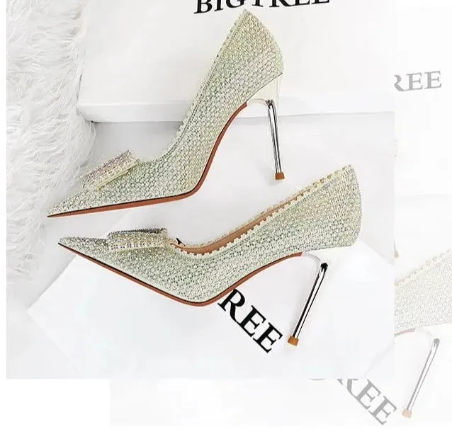 Diamond Studded Princess Heels