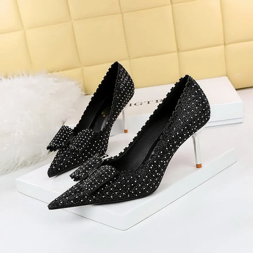 Diamond Studded Princess Heels