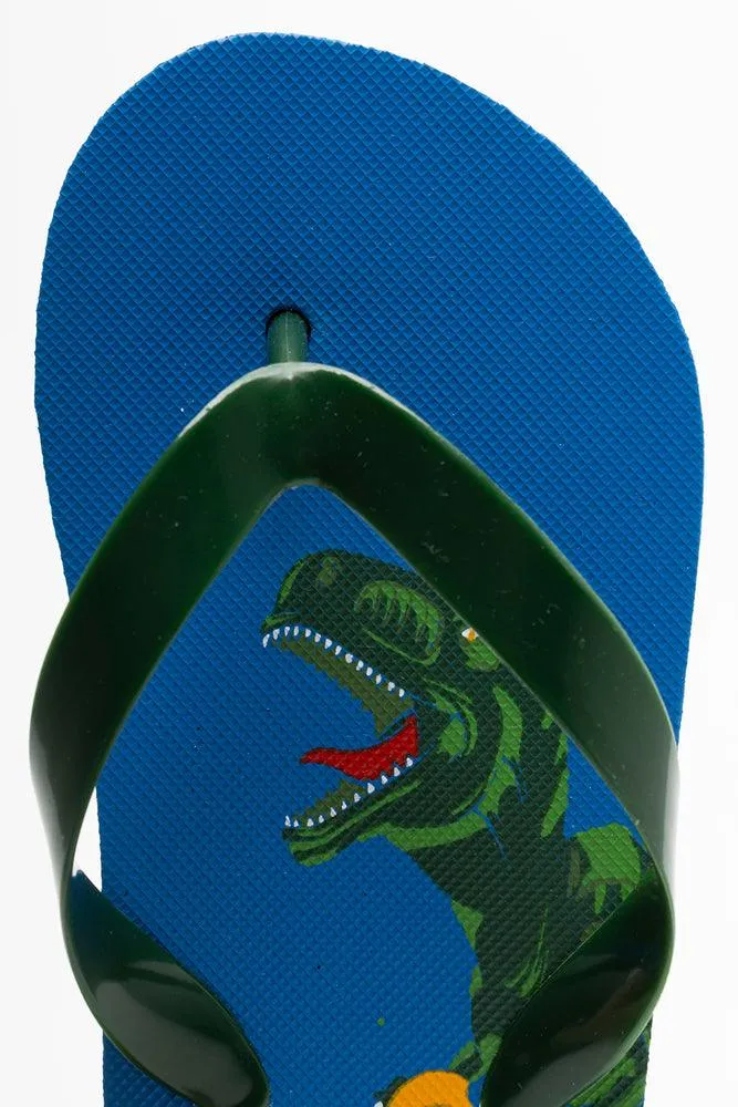 Dino Flip Flop Green