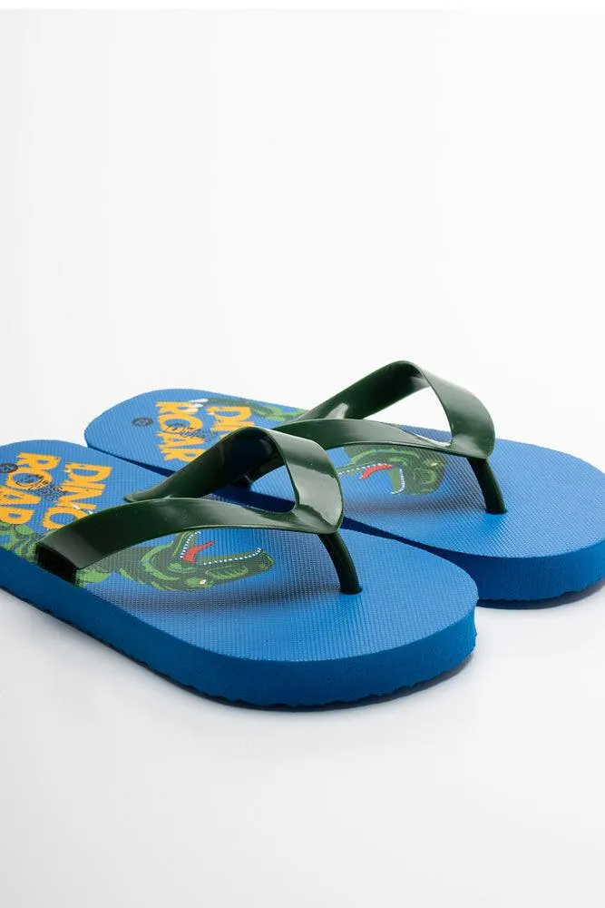 Dino Flip Flop Green