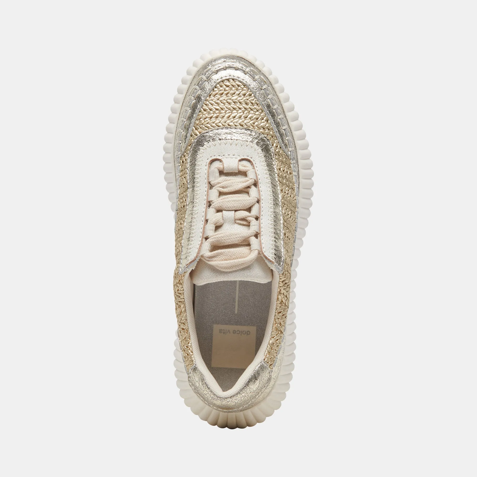 DOLEN SNEAKERS GOLD KNIT