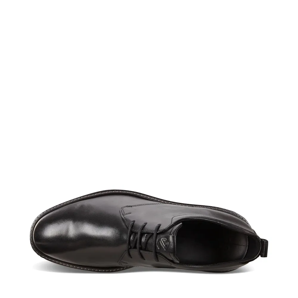 Ecco Men's ST. 1 Hybrid Plain Toe Shoe in Black