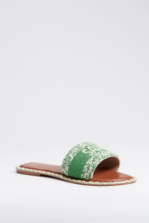 Emerald Green Saint Tropez Sandals