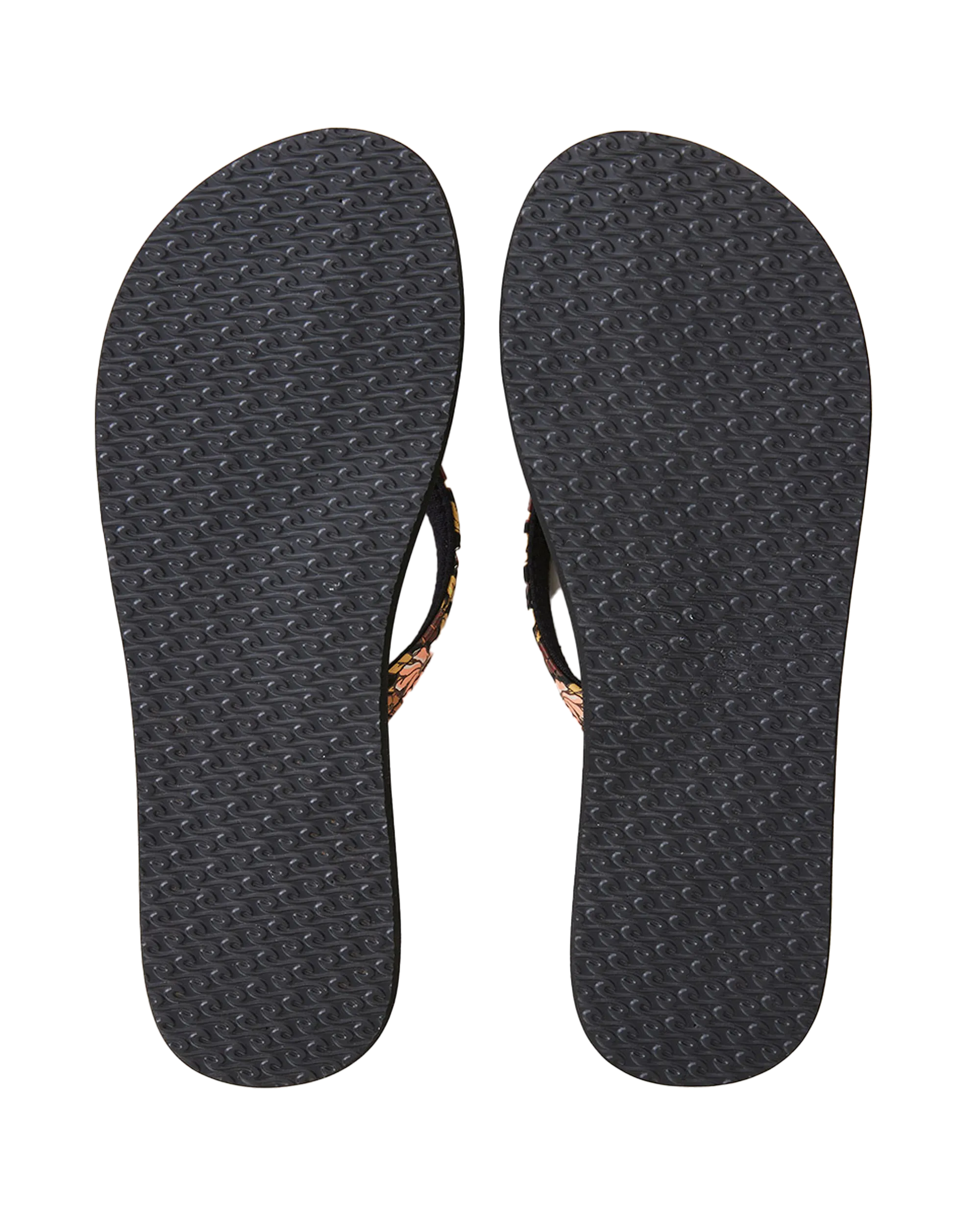 Freedom Bloom Flip Flops in Black & Brown