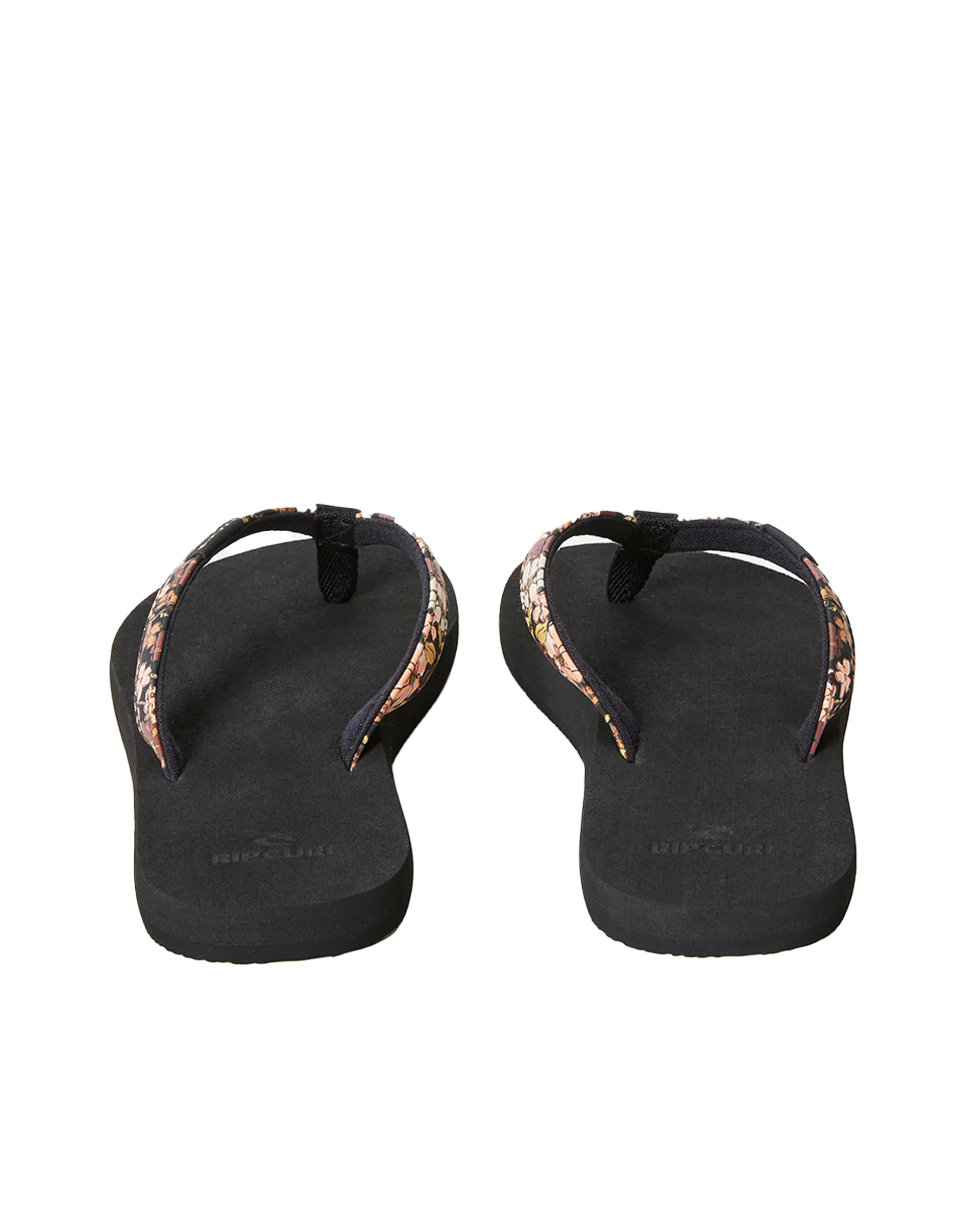 Freedom Bloom Flip Flops in Black & Brown