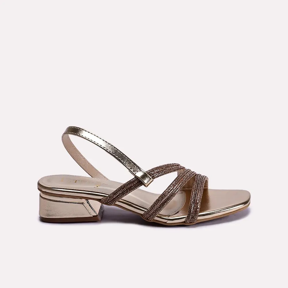 Gena Gold Fancy Sandals 0421092