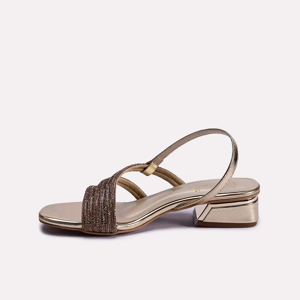 Gena Gold Fancy Sandals 0421092