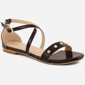 Girl’s "FIONA" Ankle Strap Sandals