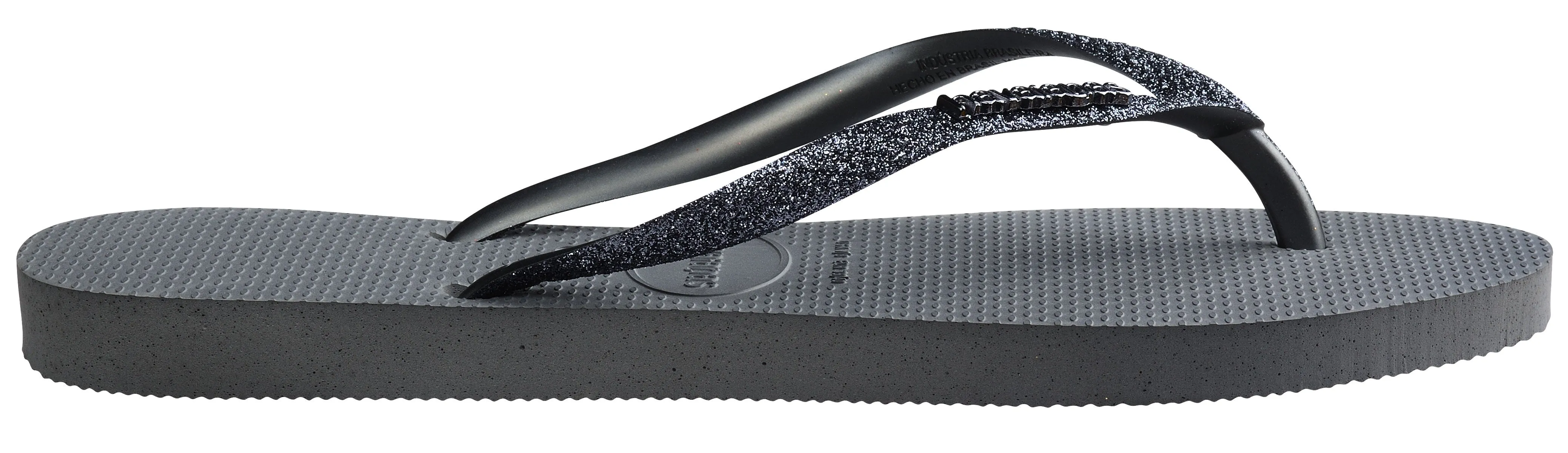 Havaianas Slim Glitter II In Grey For Women