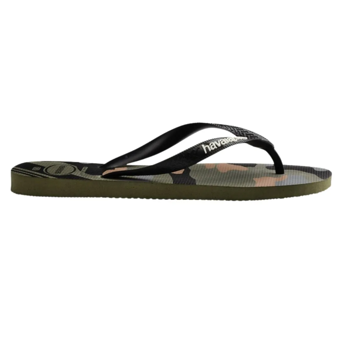 Havaianas Top Camu (Camo) Flip Flop Sandals - Green/Olive/Black