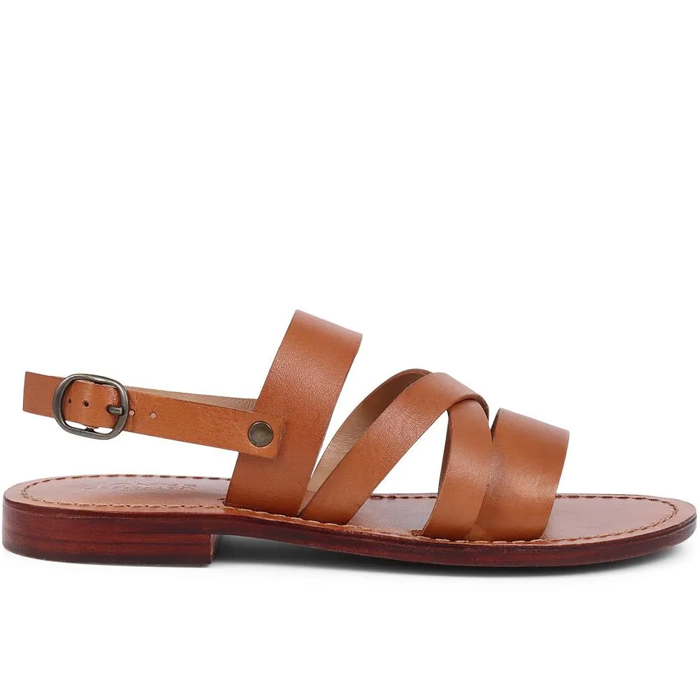 Hermione Leather Sandals  - HERMIONE / 325 181