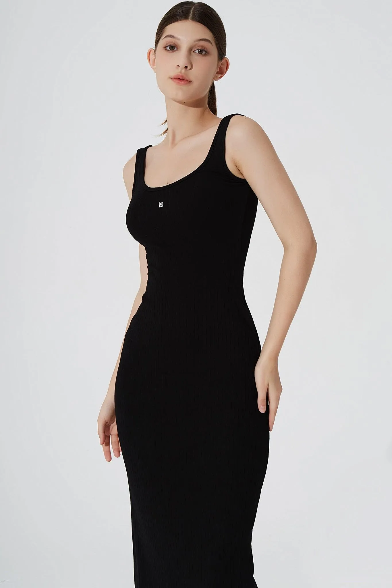 Kyan Midi Dress - Noir