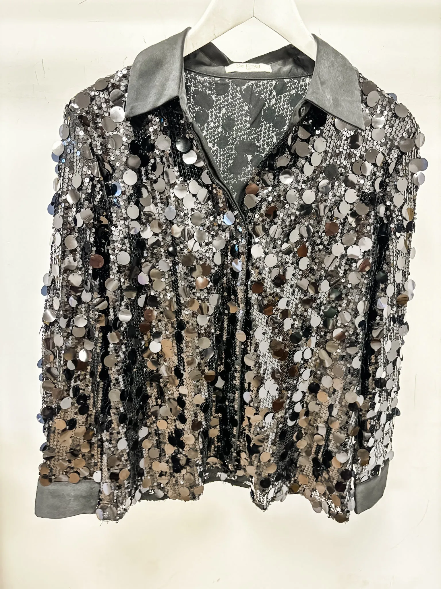 Large Disc Sequin Shirt