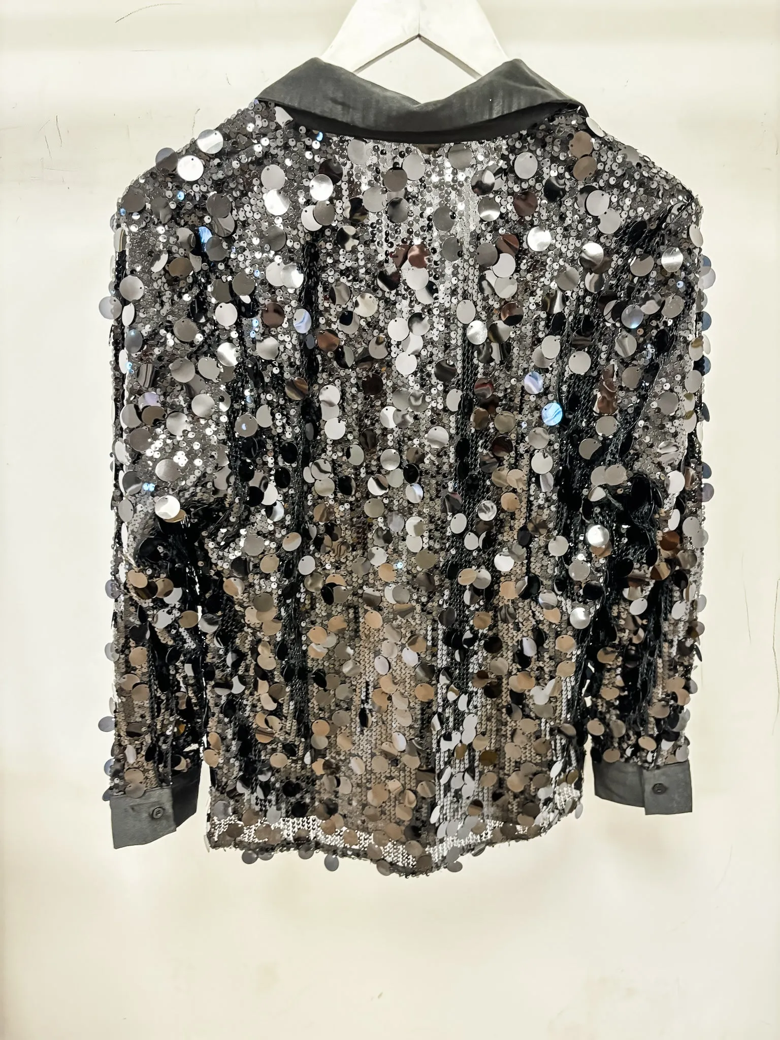 Large Disc Sequin Shirt