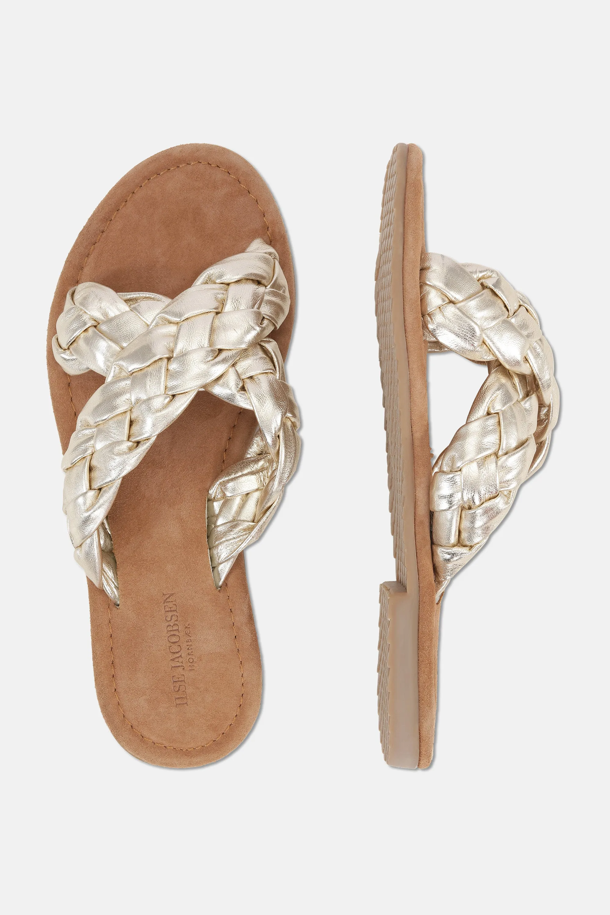 Leather Sandal - Silver