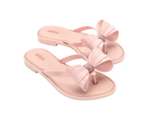 Melissa Flip Flop Slim V AD - Pink / Glitter Pink