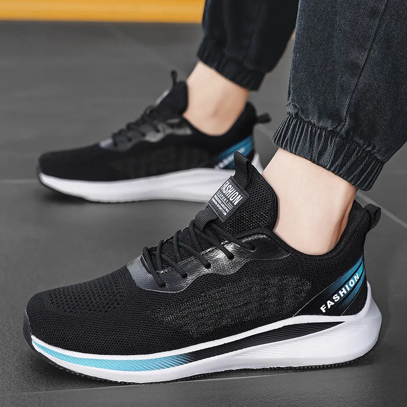 Men Stylish Summer Breathable Mesh Running Sneakers