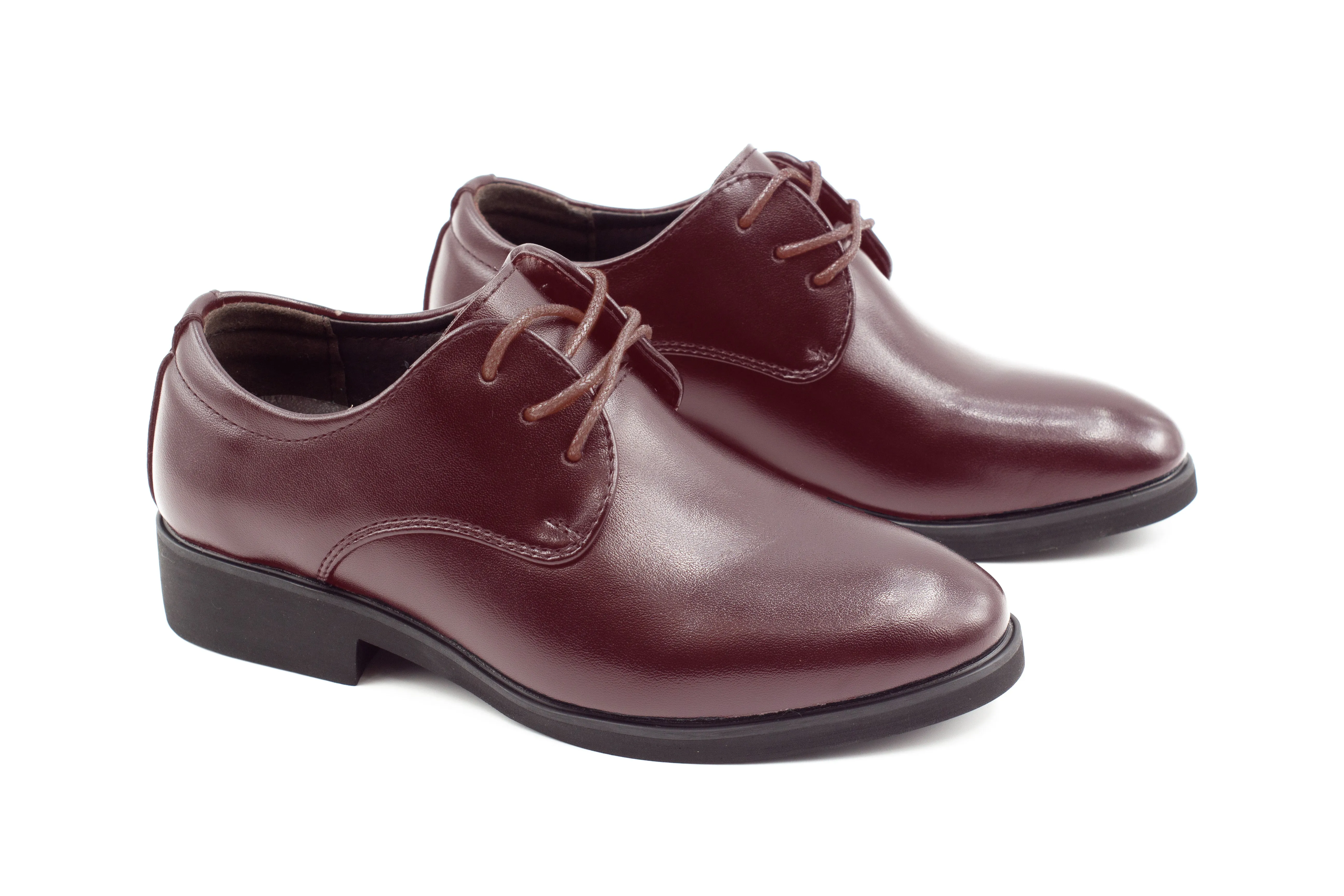 Mens London Derby Shoes - Brown