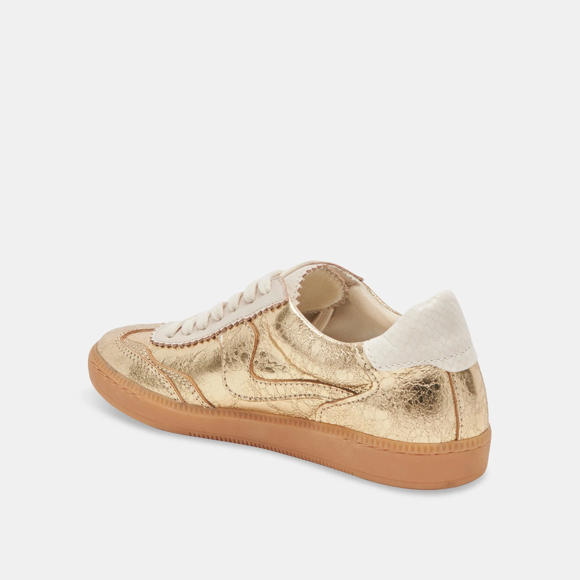 NOTICE SNEAKERS GOLD DISTRESSED LEATHER