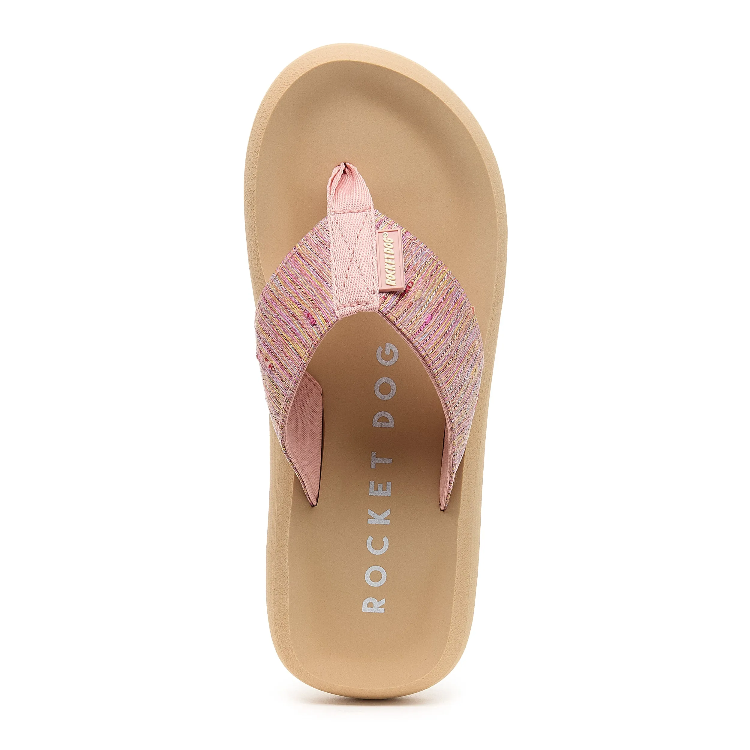 Spotlight Pink Perry Stripe Flip Flop