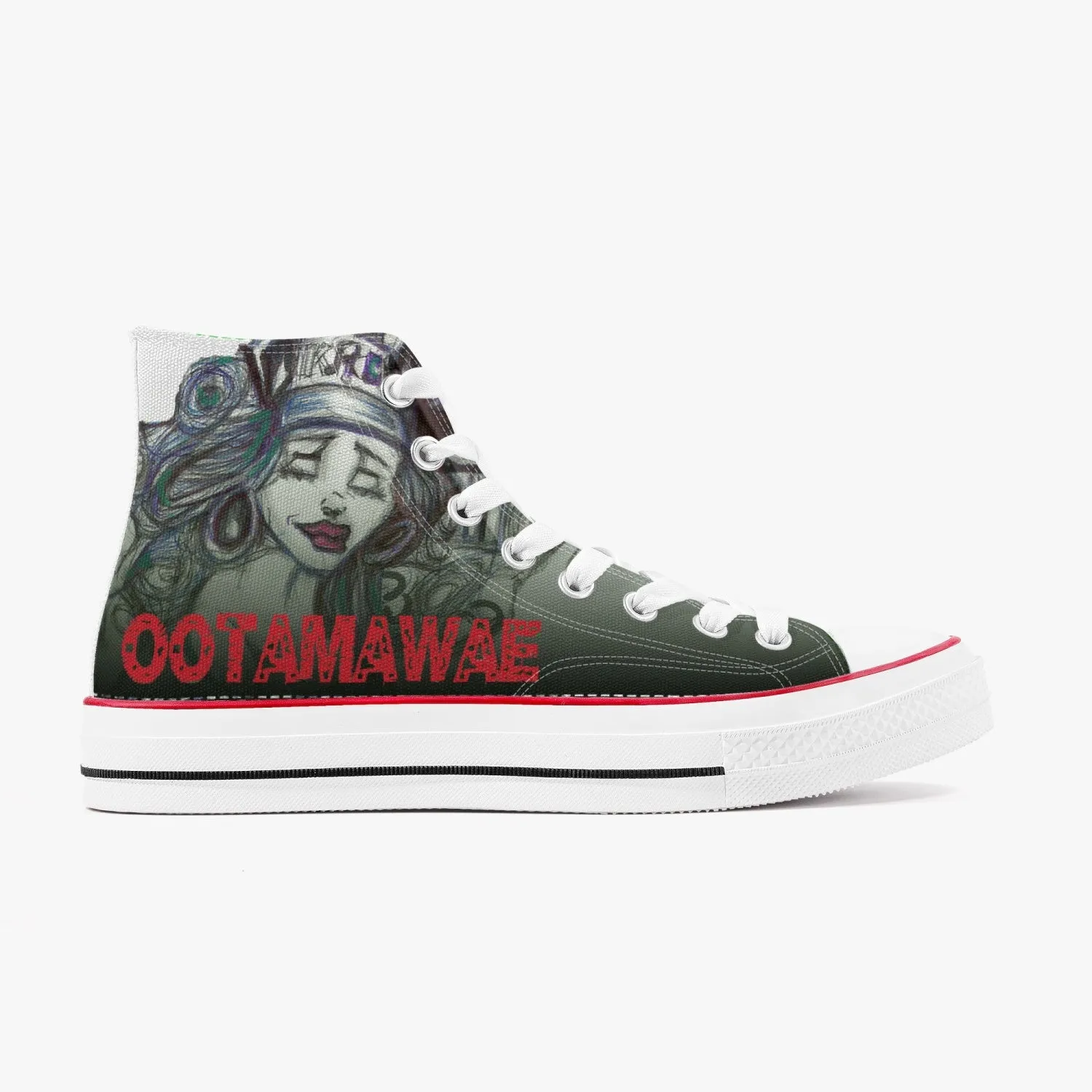 STL Girl High-Top Canvas Shoes