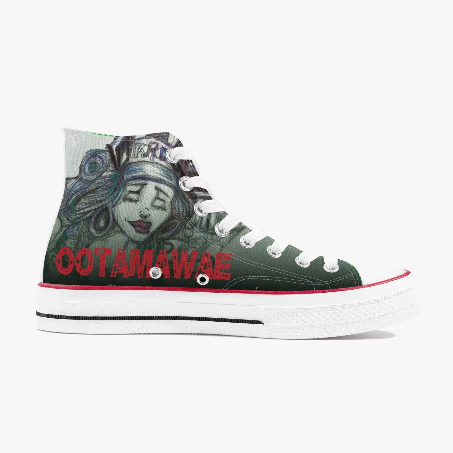 STL Girl High-Top Canvas Shoes