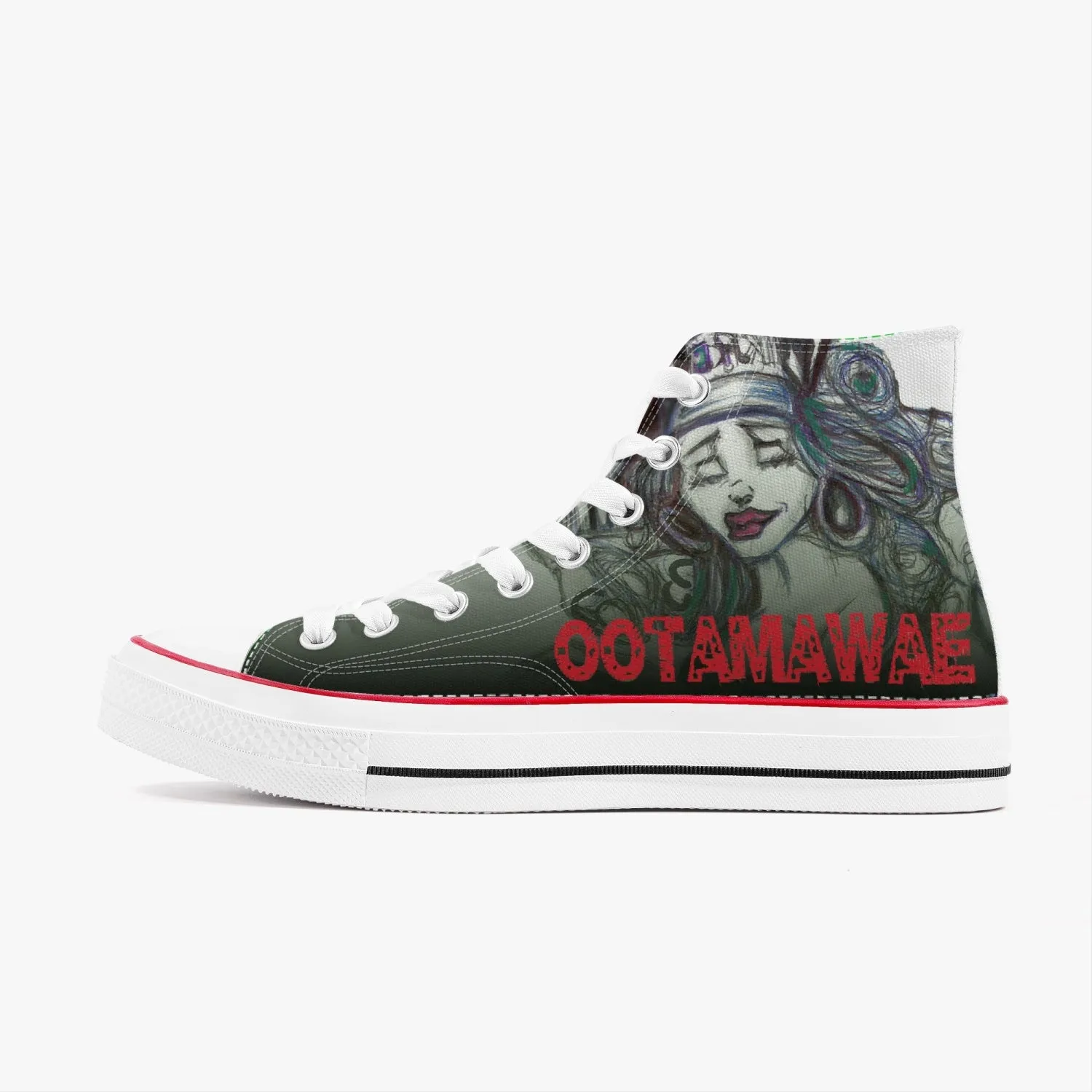 STL Girl High-Top Canvas Shoes