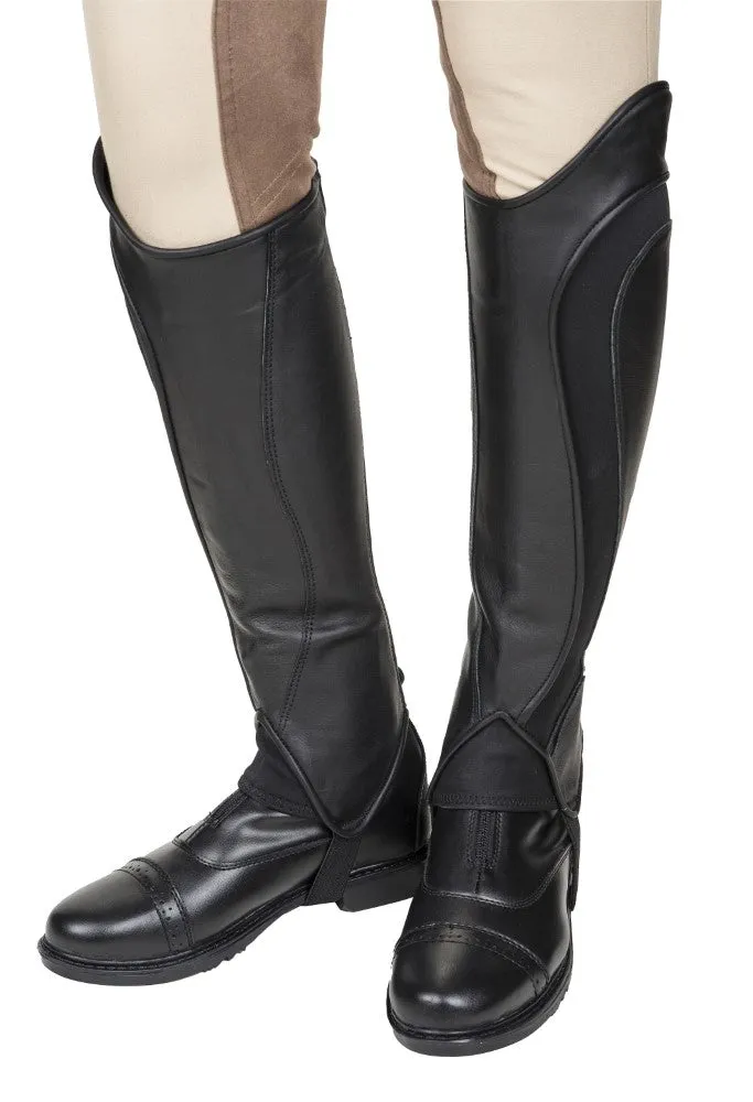 TuffRider Ladies Derby Leather Half Chaps