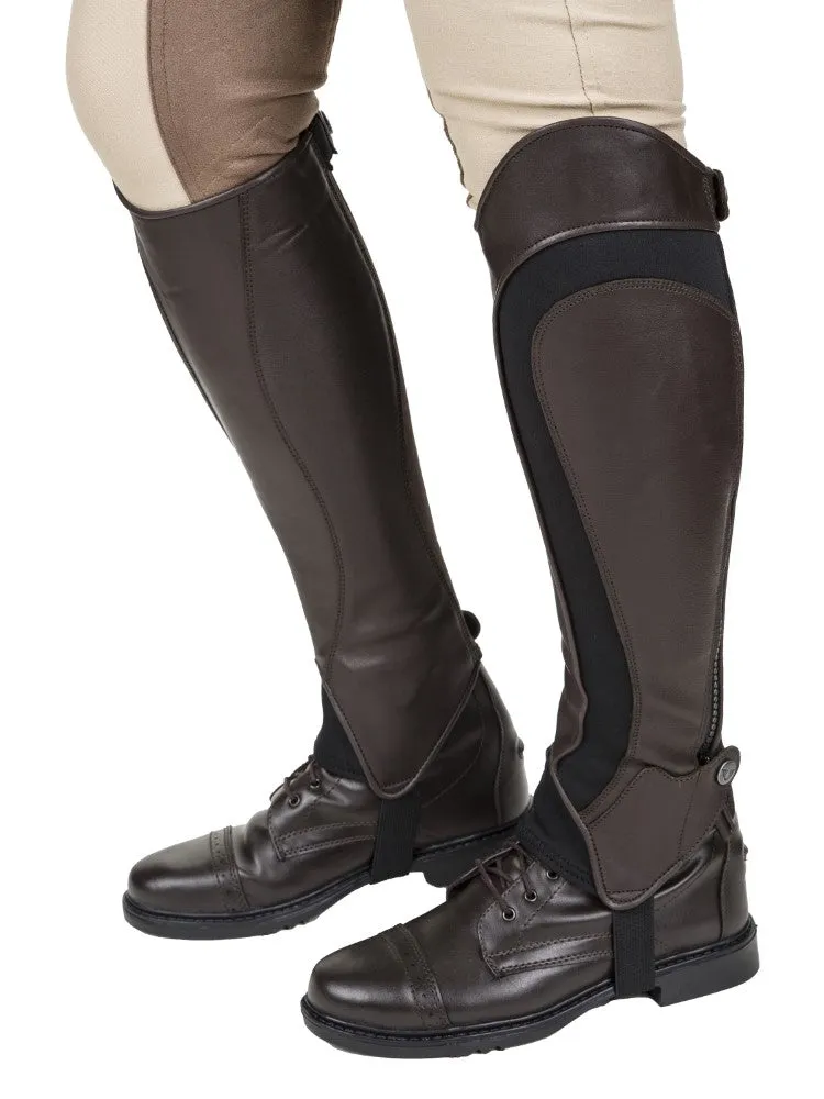 TuffRider Ladies Derby Leather Half Chaps