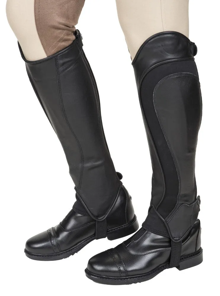 TuffRider Ladies Derby Leather Half Chaps