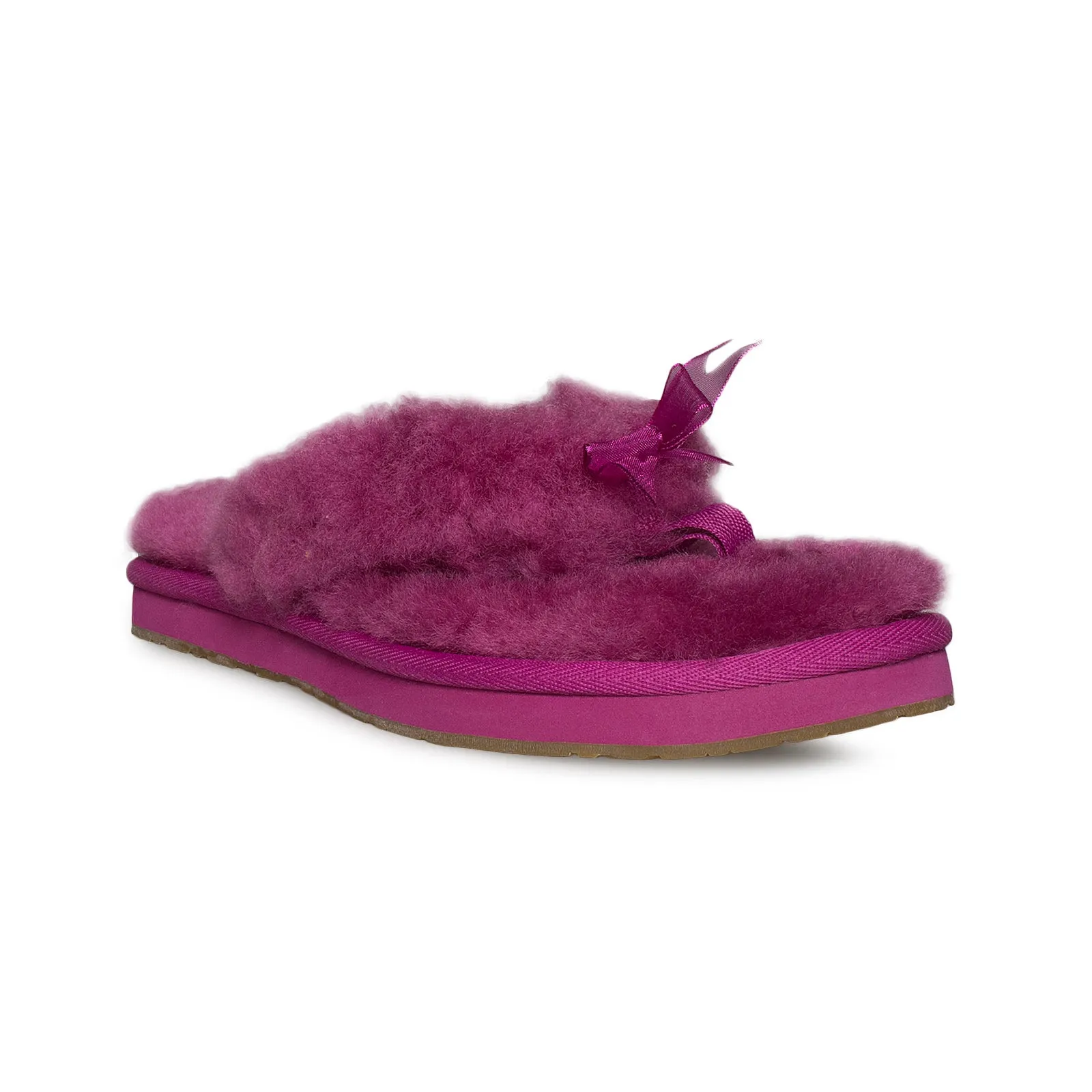 UGG Fluff Flip Flop III Fuchsia Sandals - Women's