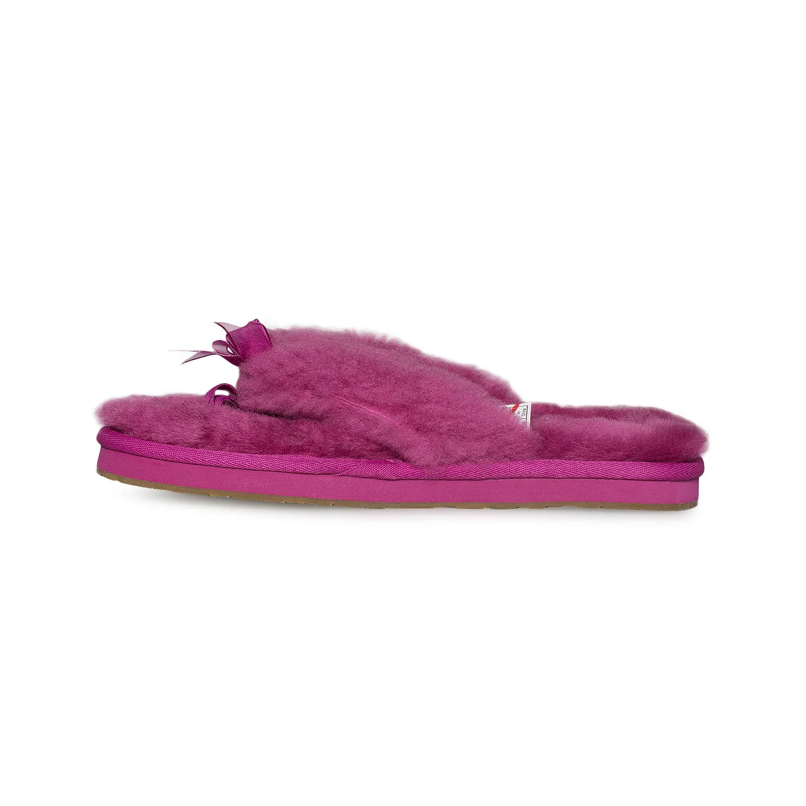 UGG Fluff Flip Flop III Fuchsia Sandals - Women's