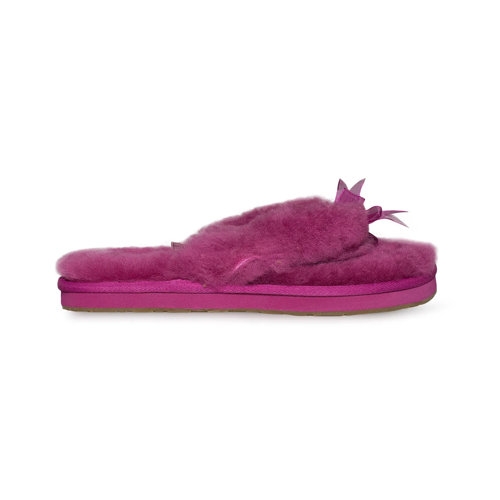 UGG Fluff Flip Flop III Fuchsia Sandals - Women's