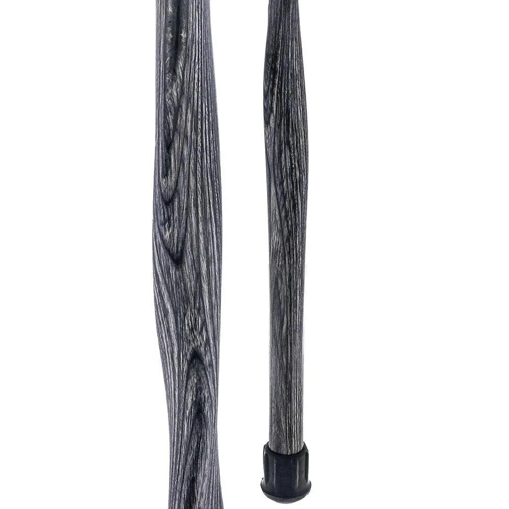 USA-Made Twisted Blackwood Cane: Stylish Colorwood Laminate