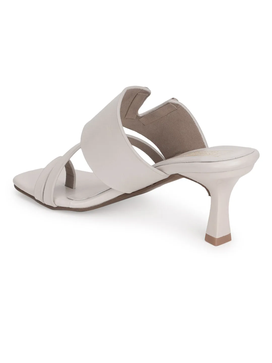 White PU Square Toe Stiletto Mules (TC-SLC-R502-WHT)